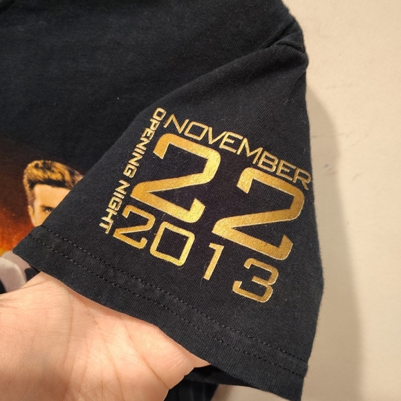 Gildan The Hunger Games Catching Fire 2013 Opening Night Promo T-shirt Sz S - Picture 4 of 5